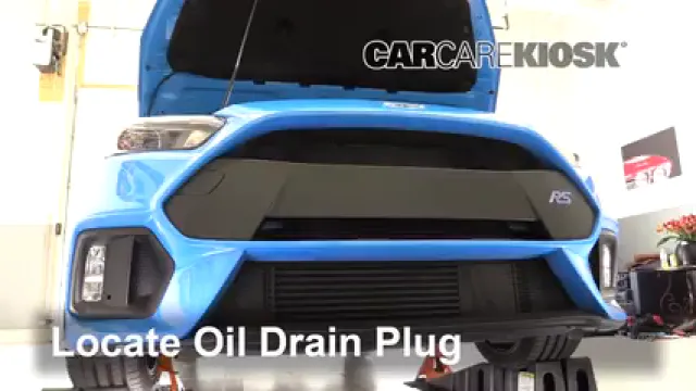 2017 Ford Focus RS 2.3L 4 Cyl. Turbo Oil Change Oil and Oil Filter